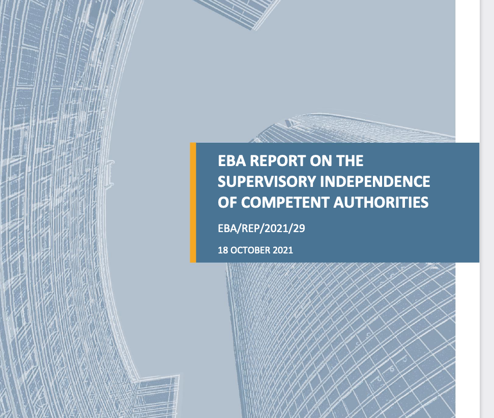 A first glimpse at the independence of competent authorities in the ...