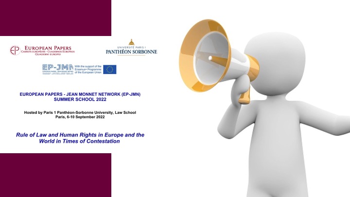 Rule of Law and Human Rights in Europe and the World in Times of ...